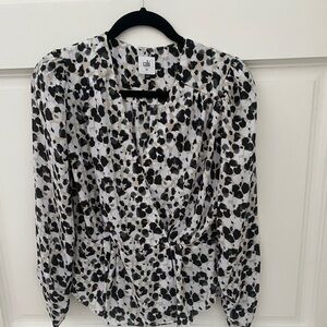 Cabi Black and White Women's Blouse
